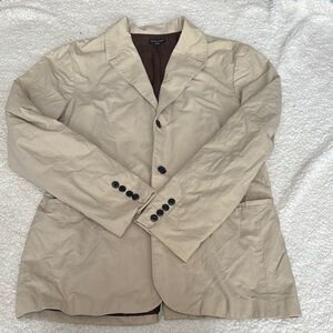 Guess Tan Performance Jacket Lightweight Tailored